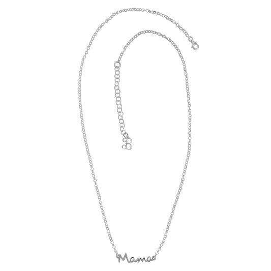 Collar "mamá" en plata de ley