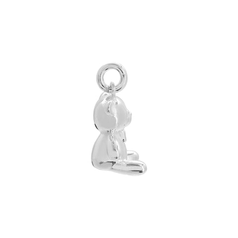 Charm osito en plata de ley