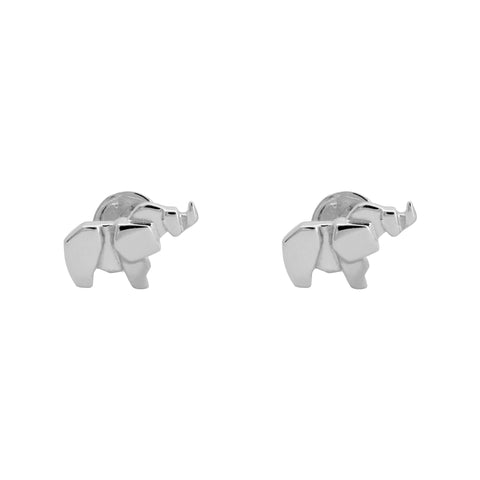 Mancuernillas con diseño de elefante plata .925