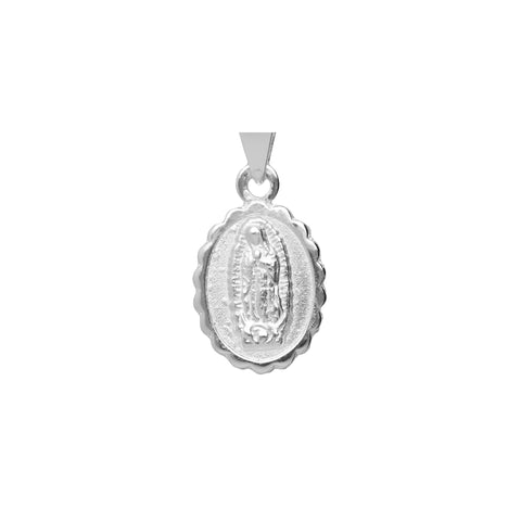 Prendedor con medalla de la Virgen de Guadalupe