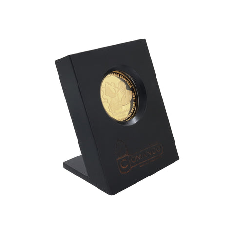 Moneda personalizada con chapa de oro  (Imagen ilustrativa, no disponible para su venta)